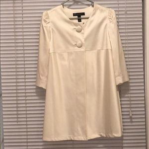INC Ivory Overlay Jacket, Size L
